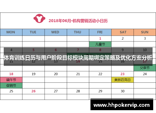 体育训练日历与用户阶段目标模块周期绑定策略及优化方案分析 体育训练日历与用户阶段目标模块周期绑定策略及优化方案分析